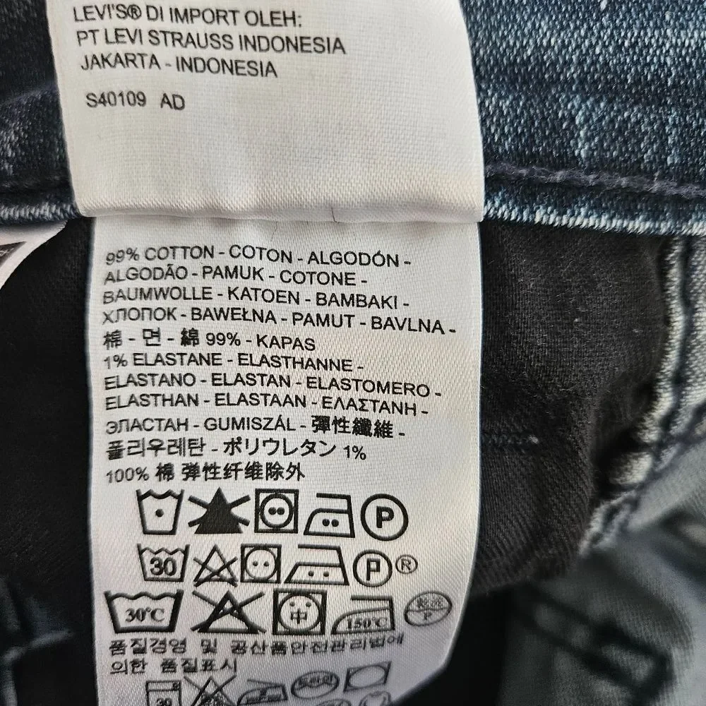 Levi's Jeans 511 Men's Slim Fit W31x L32 Blue Denim